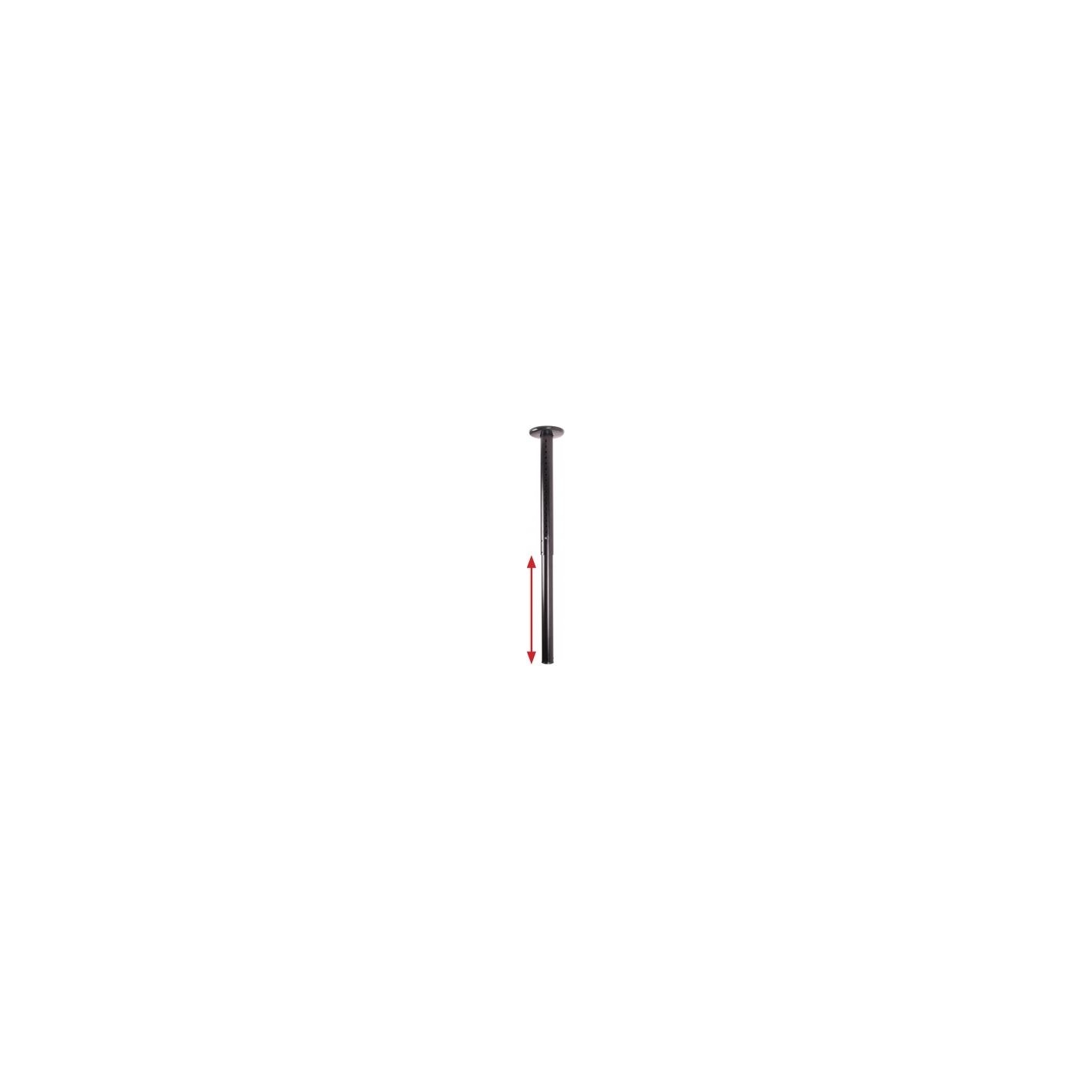 B-Tech Av SYSTEM 2 - CEILING MOUNT WITH Ø50MM ADJUSTABLE EXTENSION POLE - 0.6M TO 1M POLE
