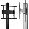 B-Tech Av SYSTEM X - UNIVERSAL DUAL STACK FLAT SCREEN FLOOR STAND (VESA 600 X 400) - 2.4M