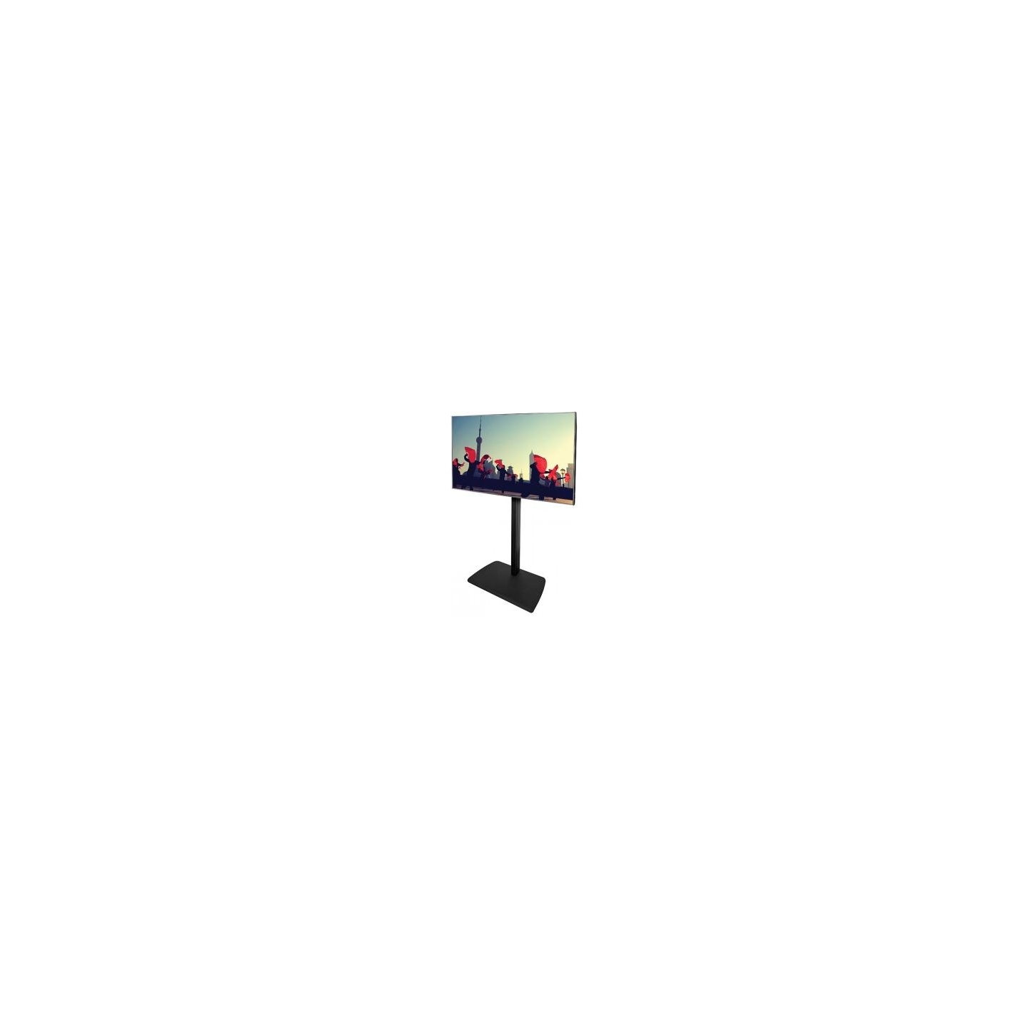 B-Tech Av SYSTEM X - UNIVERSAL FLAT SCREEN FLOOR STAND (VESA 600 X 400) - 1.8M