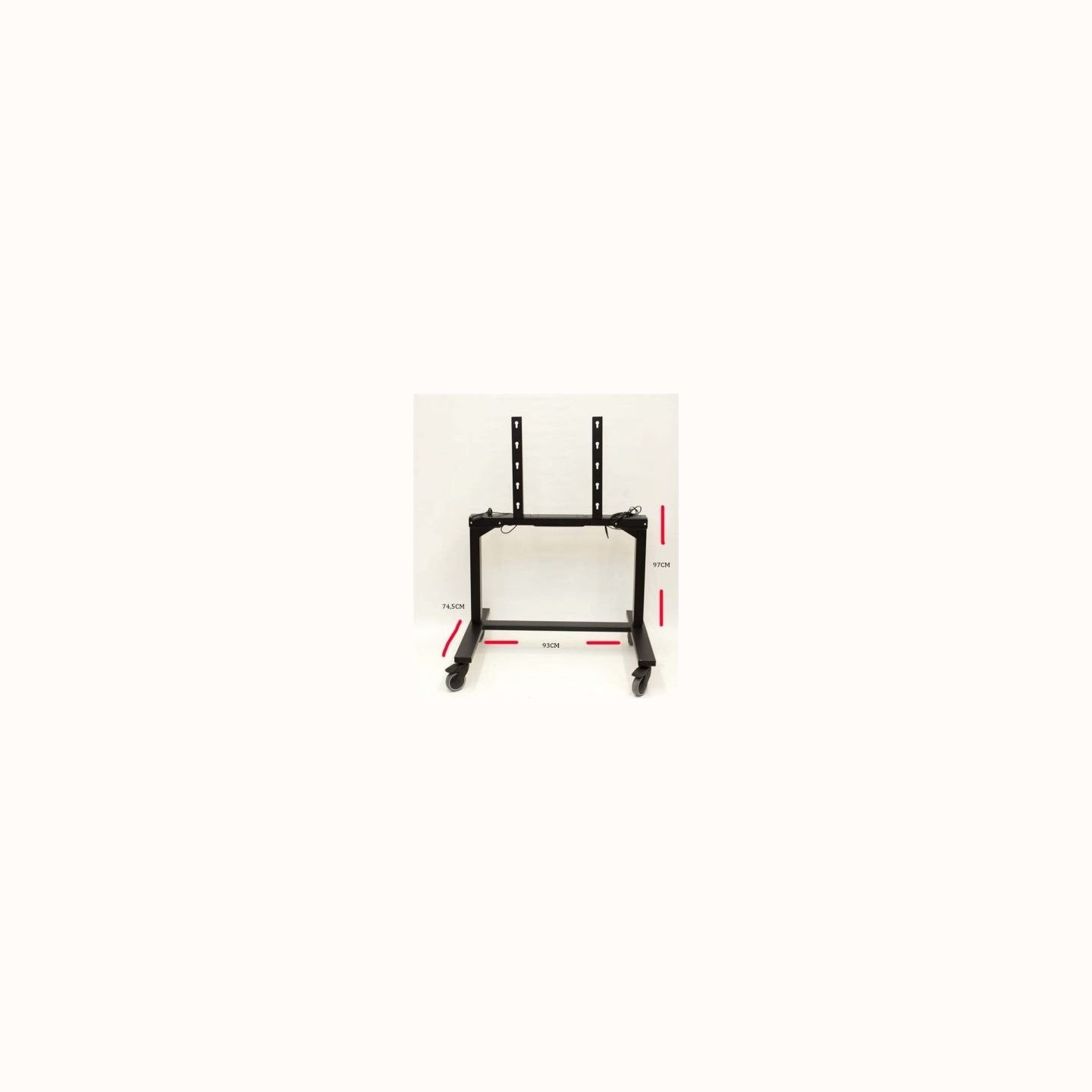 Lh-Group Oy LH-GROUP ELECTRIC ADJUSTABLE STAND WITH WHEELS BLACK
