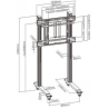 Lh-Group Oy LH-GROUP COUNTERWEIGHT STAND ON WHEELS FOR 60-91KG MONITORS