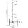 Lh-Group Oy LH-GROUP CEILING MOUNT WITH 2,5-3M PIPE