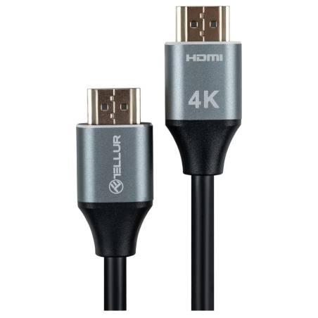 Tellur High Speed HDMI 2.0 cable, 4K 18Gbps plug-plug Ethernet gold-plated 1.5m black