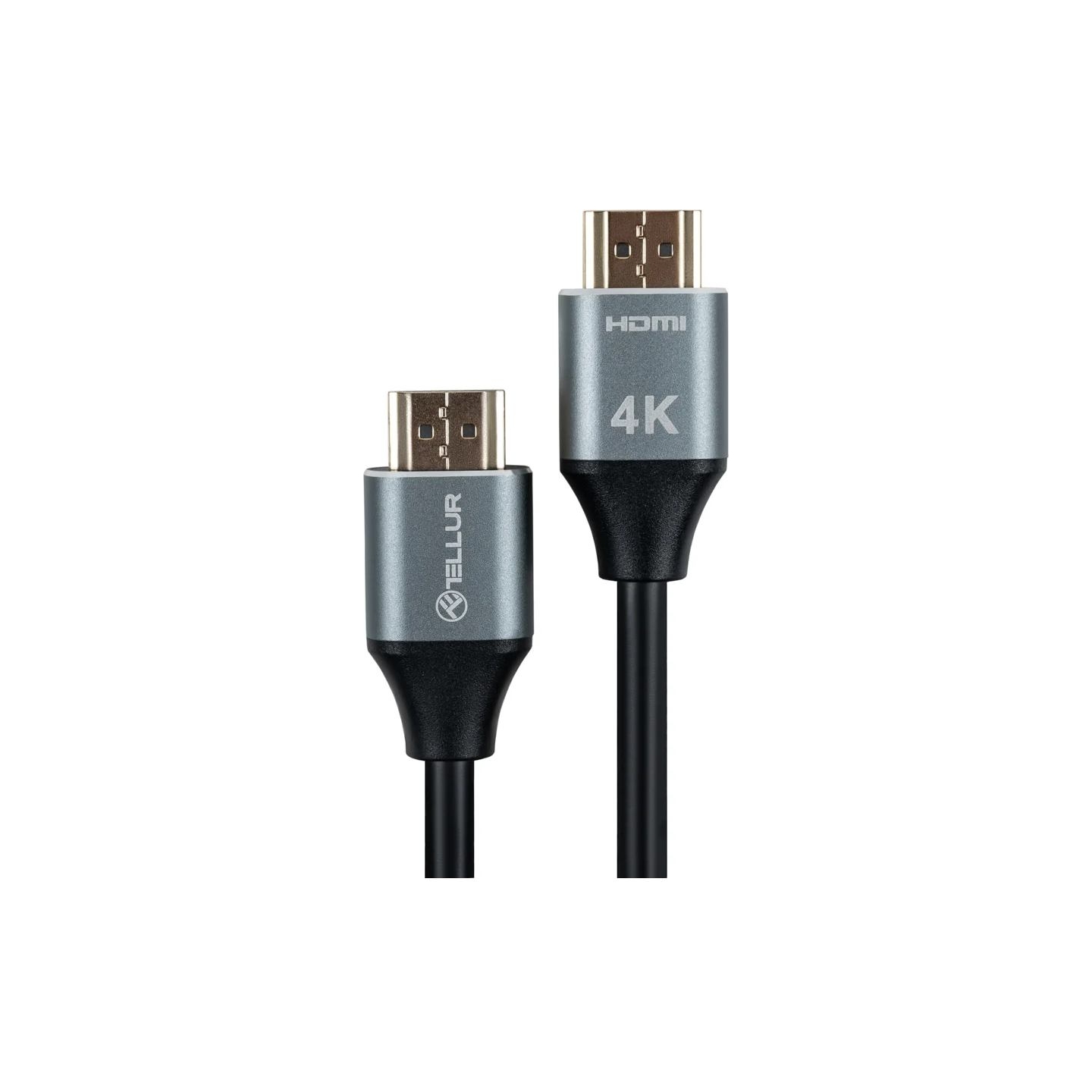 Tellur High Speed HDMI 2.0 cable, 4K 18Gbps plug-plug Ethernet gold-plated 1.5m black