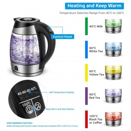 Forme FKG-488 Cordless Electric Kettle 1,8 L