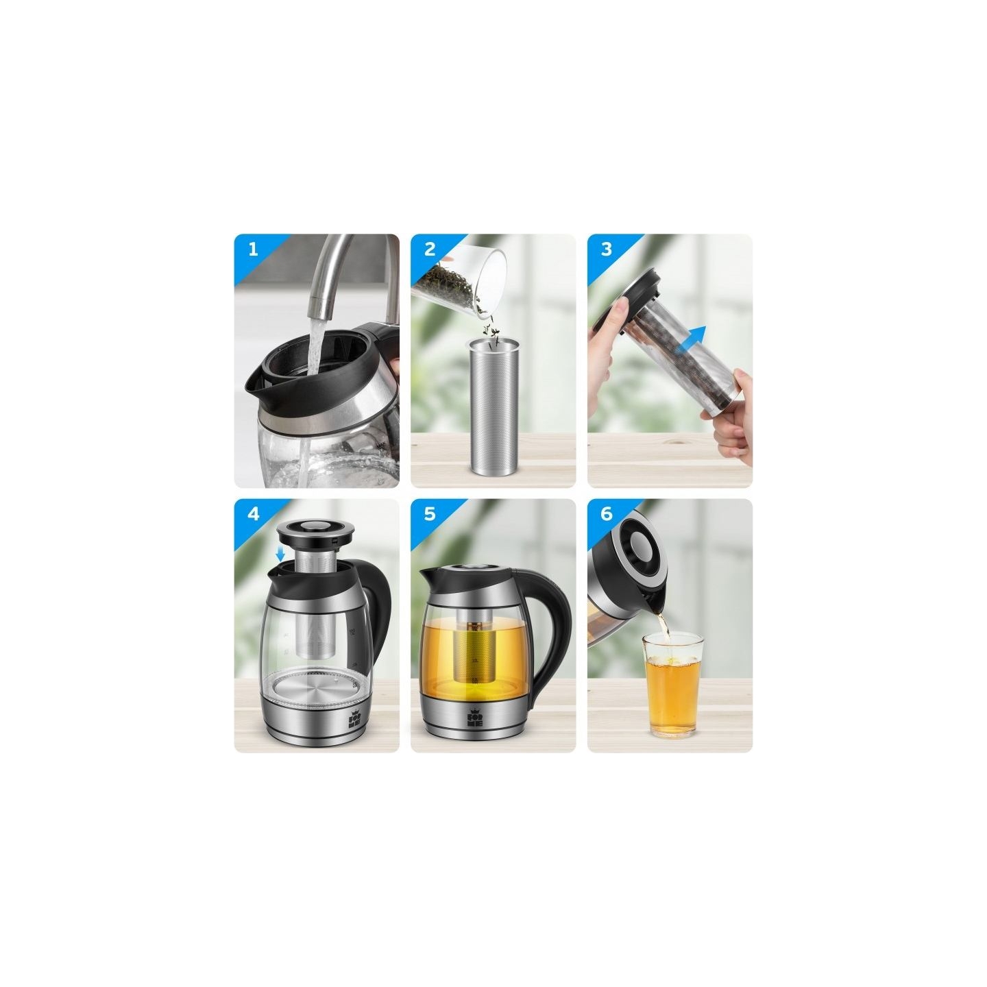 Forme FKG-488 Cordless Electric Kettle 1,8 L