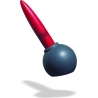 Viceversa inky patato peeler red 13532