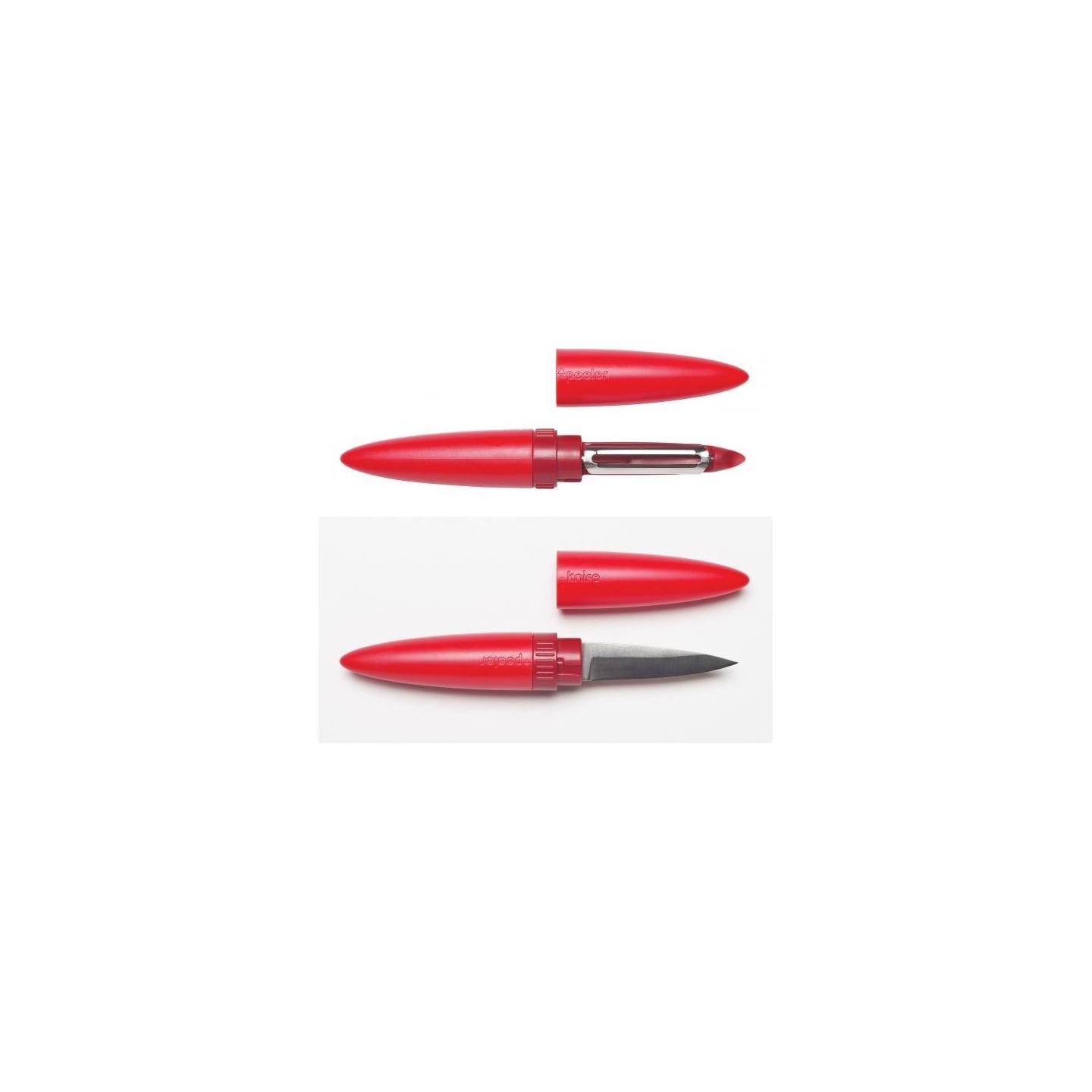 Viceversa inky patato peeler red 13532