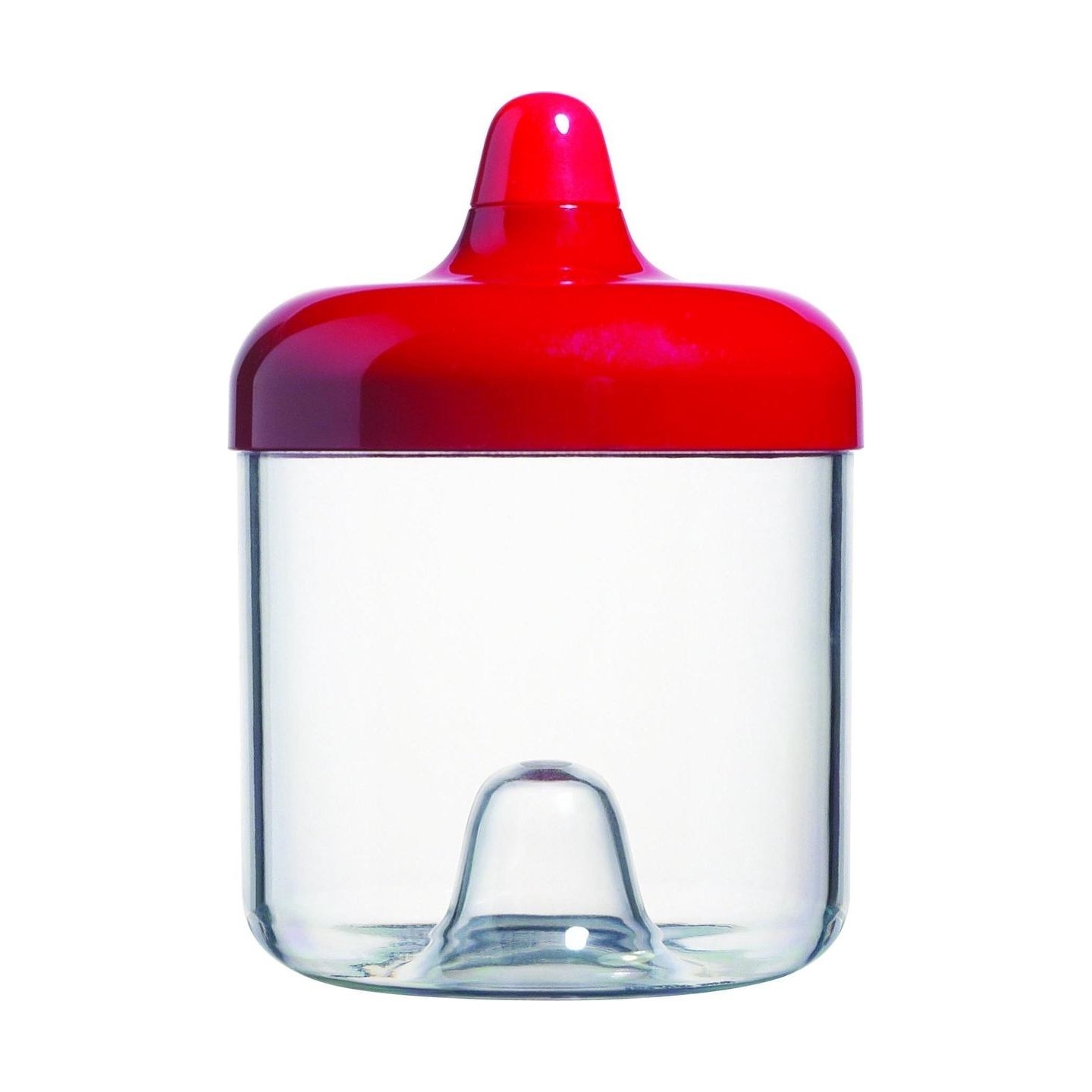 Viceversa round canister 0.75L red 11231