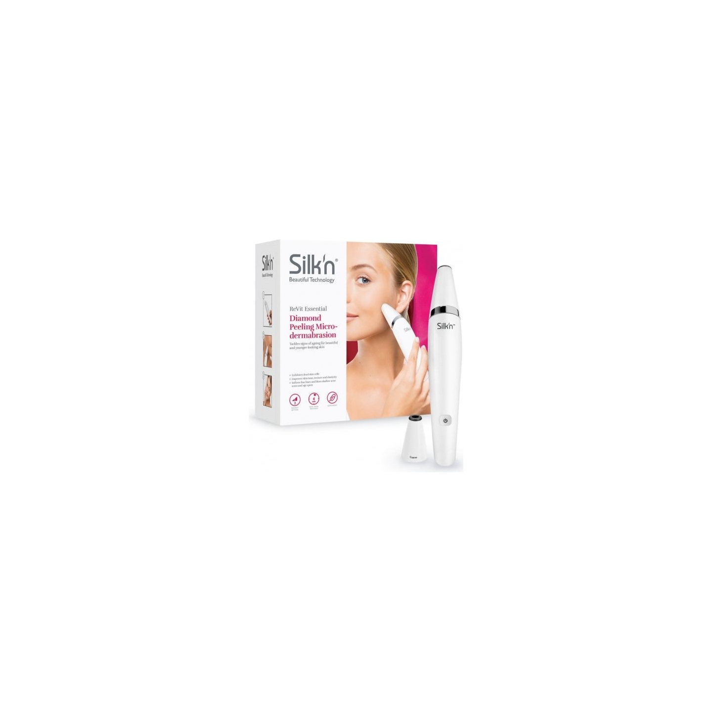 Silkn Revit Essential 2.0 Peeling Microdermabrasion Device (REVE1PE1001)