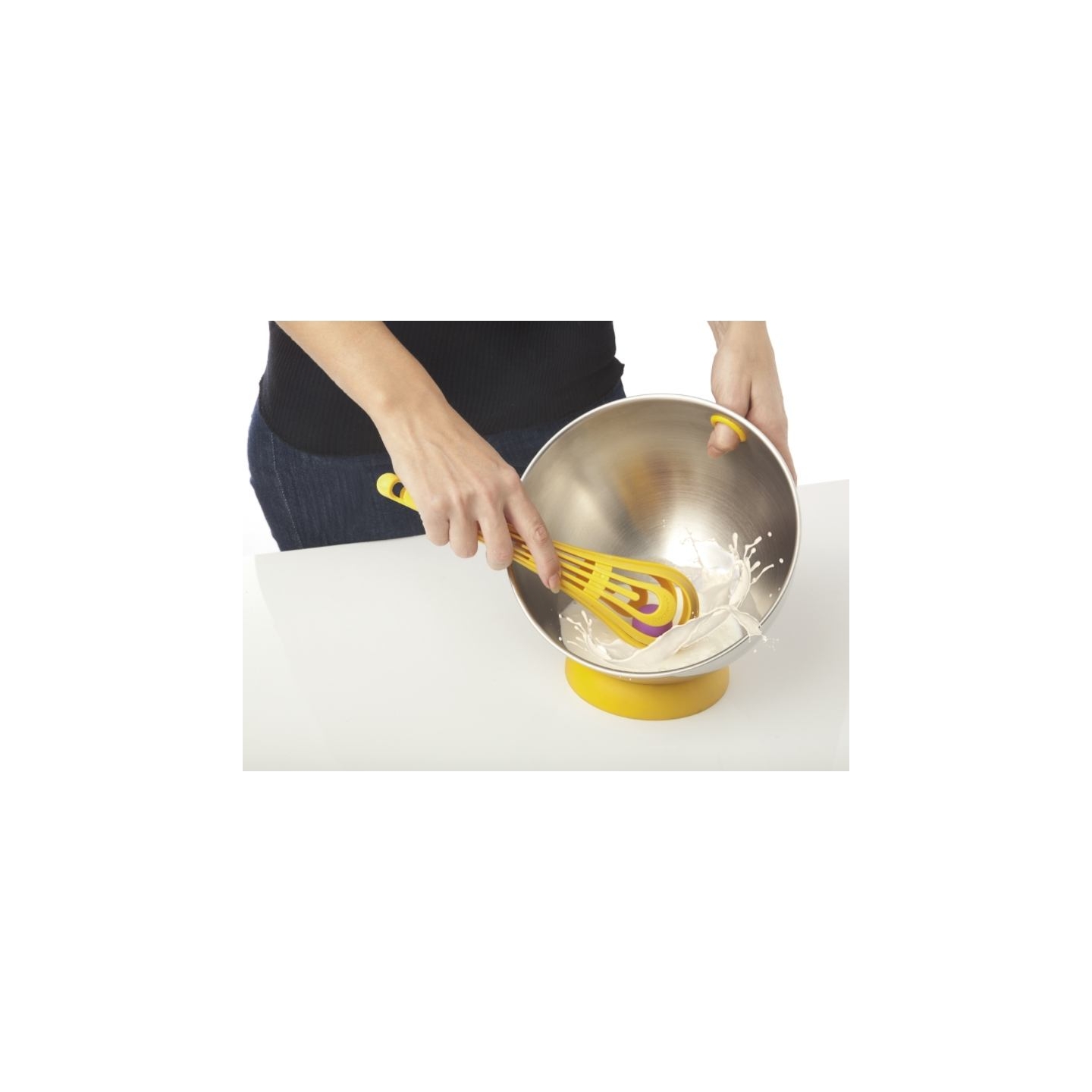 Viceversa Kogel Mogel Bowl + Whisk Set yellow 16221