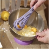 Viceversa Kogel Mogel Bowl + Whisk Set violet 16242