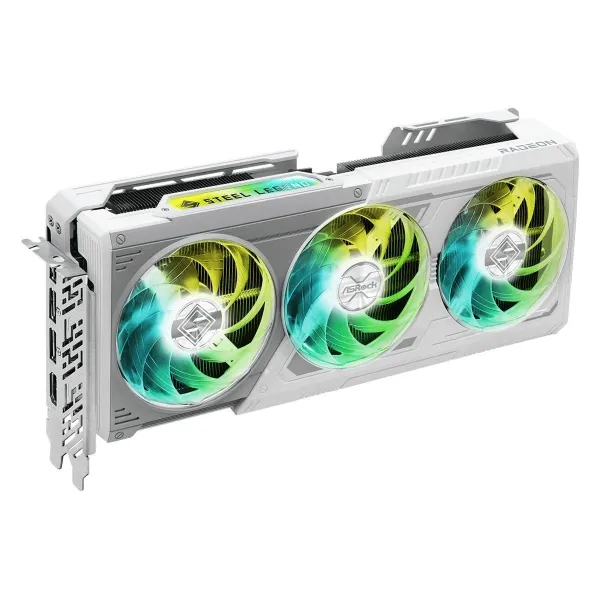 Asrock Graphics card Radeon RX 9070 XT Steel Legend 16GB