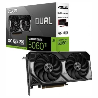 Asus Graphics card GeForce RTX 5060 Ti Dual OC 8GB GDDR7 128BIT HDMI/3DP