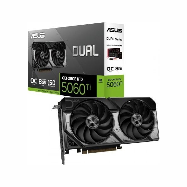 Asus Graphics card GeForce RTX 5060 Ti Dual OC 8GB GDDR7 128BIT HDMI/3DP