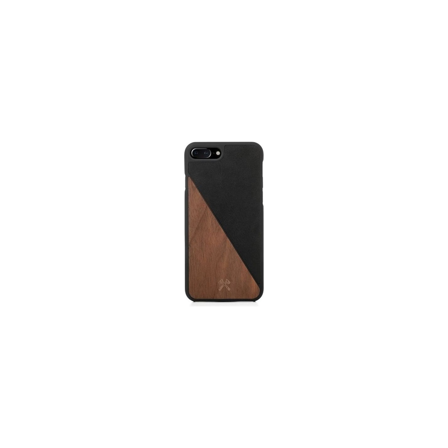 Woodcessories EcoSplit Wooden+Leather iPhone 7+ / 8+  Walnut/black eco249