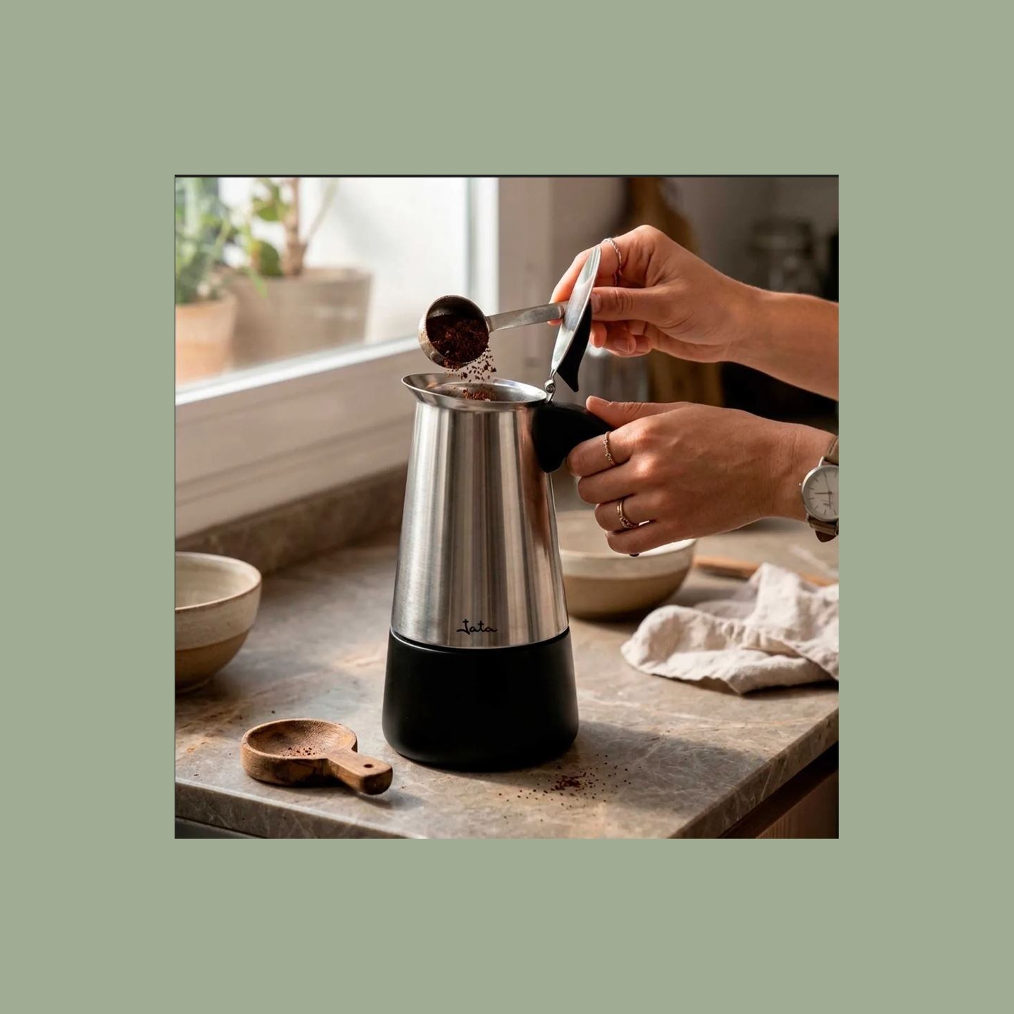 Jata HCAF2254 Induction Coffee Maker 4T