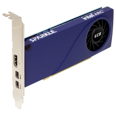 Sparkle Graphics Card|SPARKLE|Intel Arc A310|4 GB|GDDR6|PCIE 4.0 8x|Single Slot Fansink|1xHDMI|2xMini DisplayPort|SA310C-4G