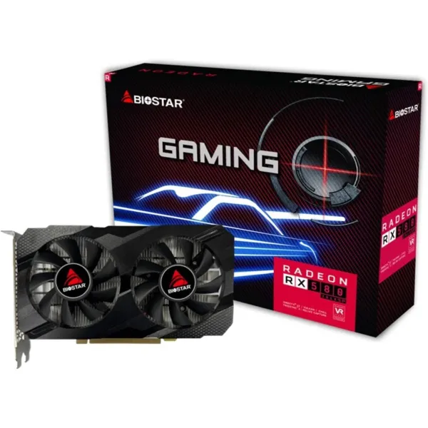 Biostar Graphics Card|BIOSTAR|AMD|Radeon RX 580|1150 MHz|8 GB|GDDR5|256 bit|PCI Express x16 3.0|Active|VA5815RF82