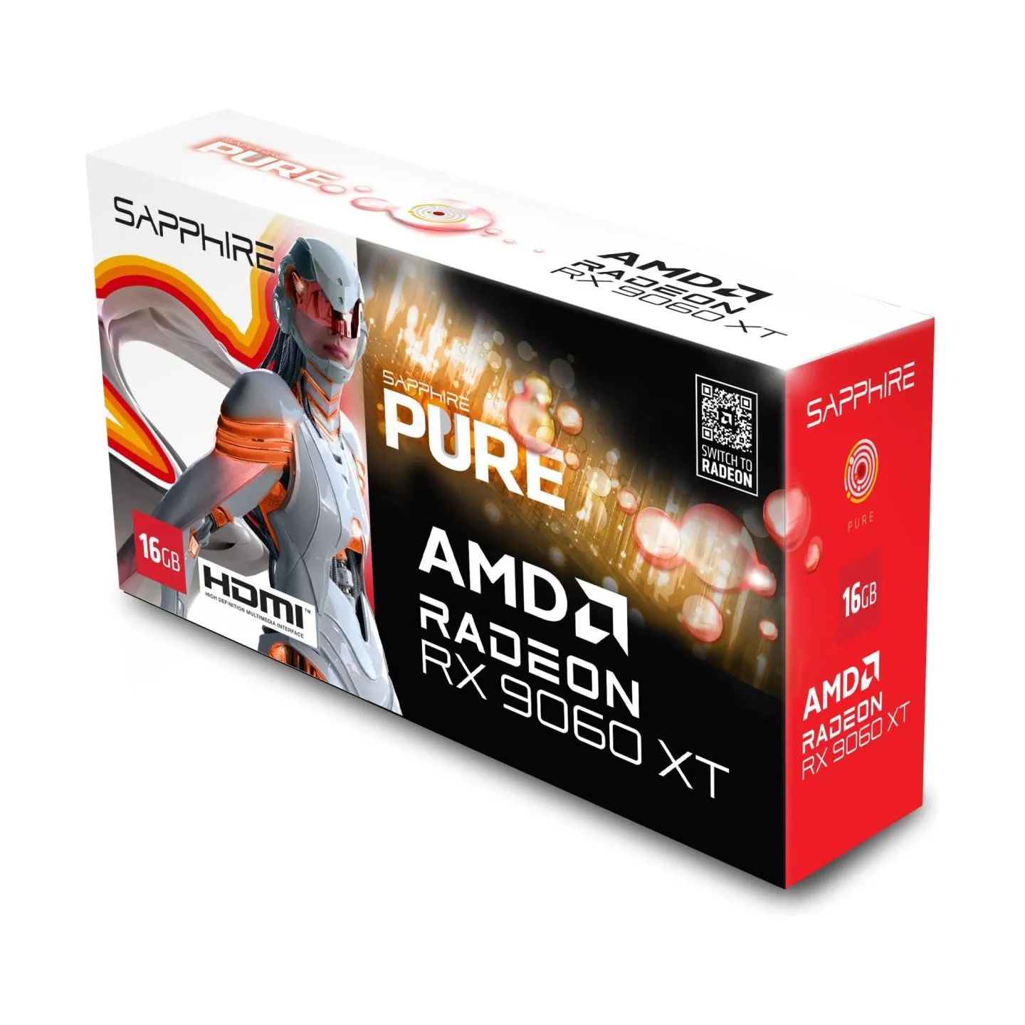 Sapphire PURE AMD RADEON RX 9060 XT