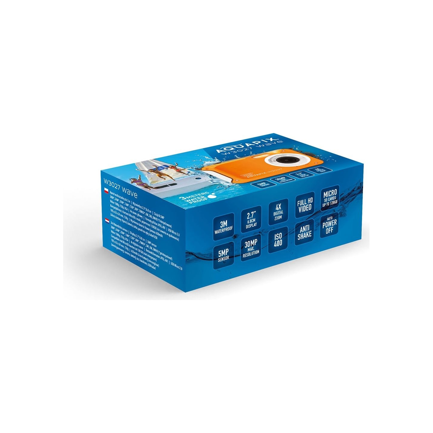 Easypix Aquapix W3027 Wave Orange 10031