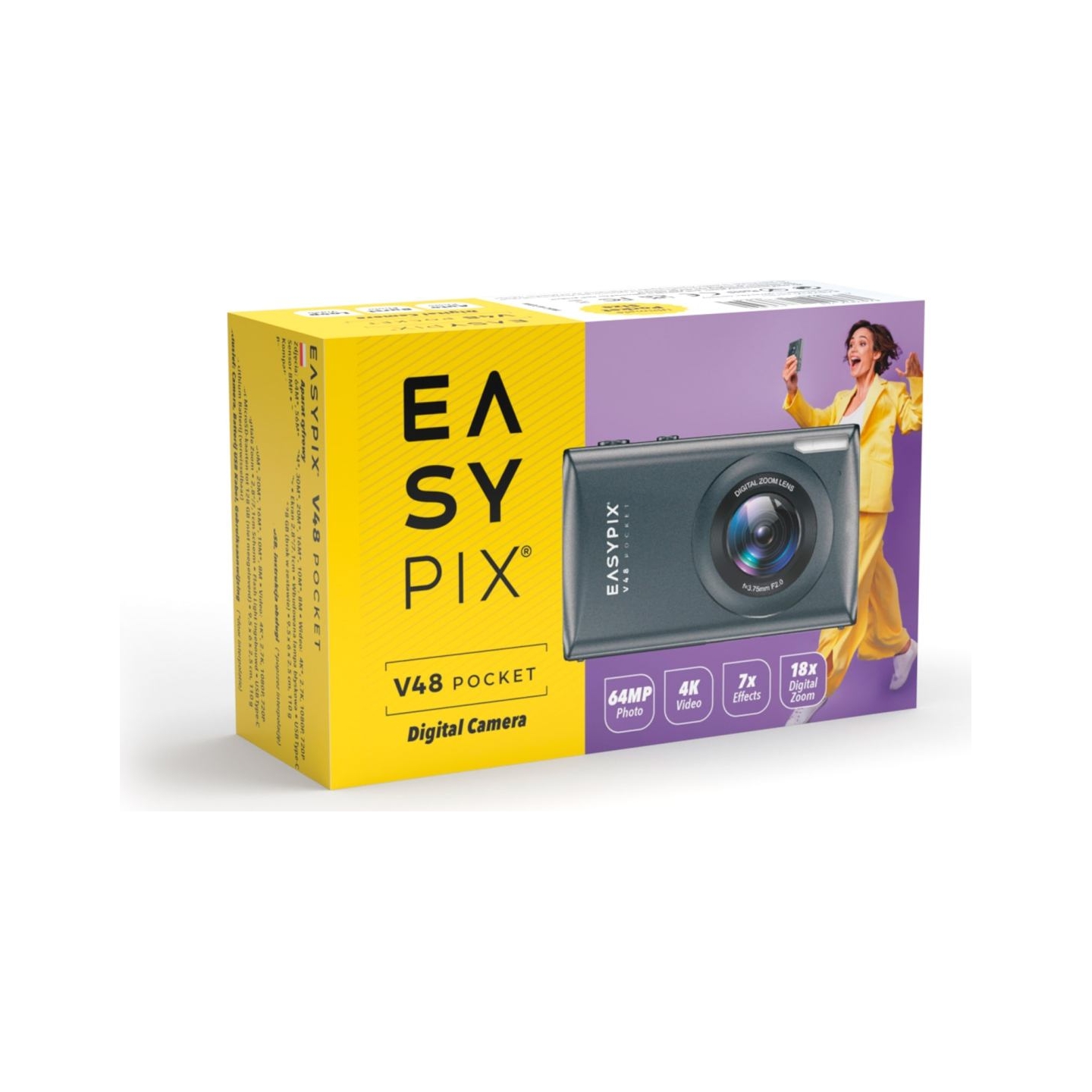 Easypix V48 Pocket Anthrazite