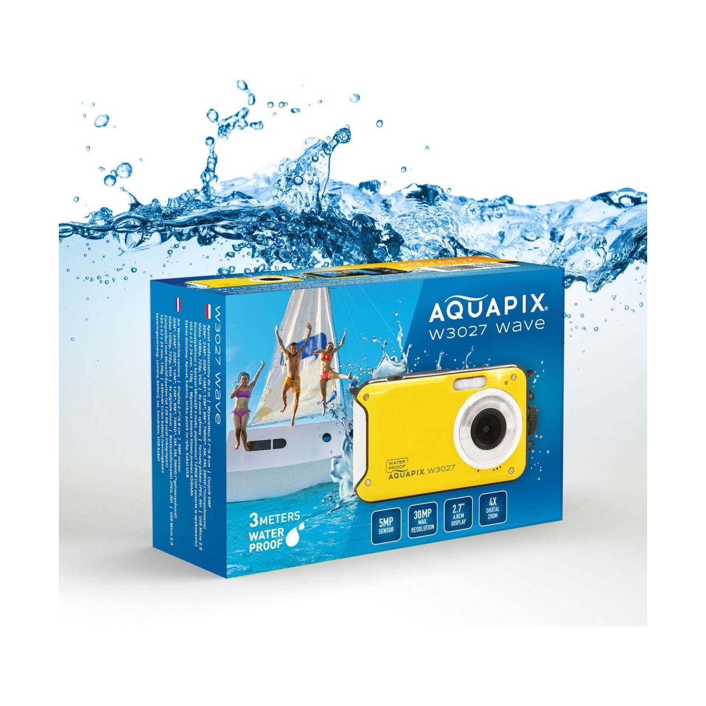 Easypix Aquapix W3027 Wave Yellow 10032