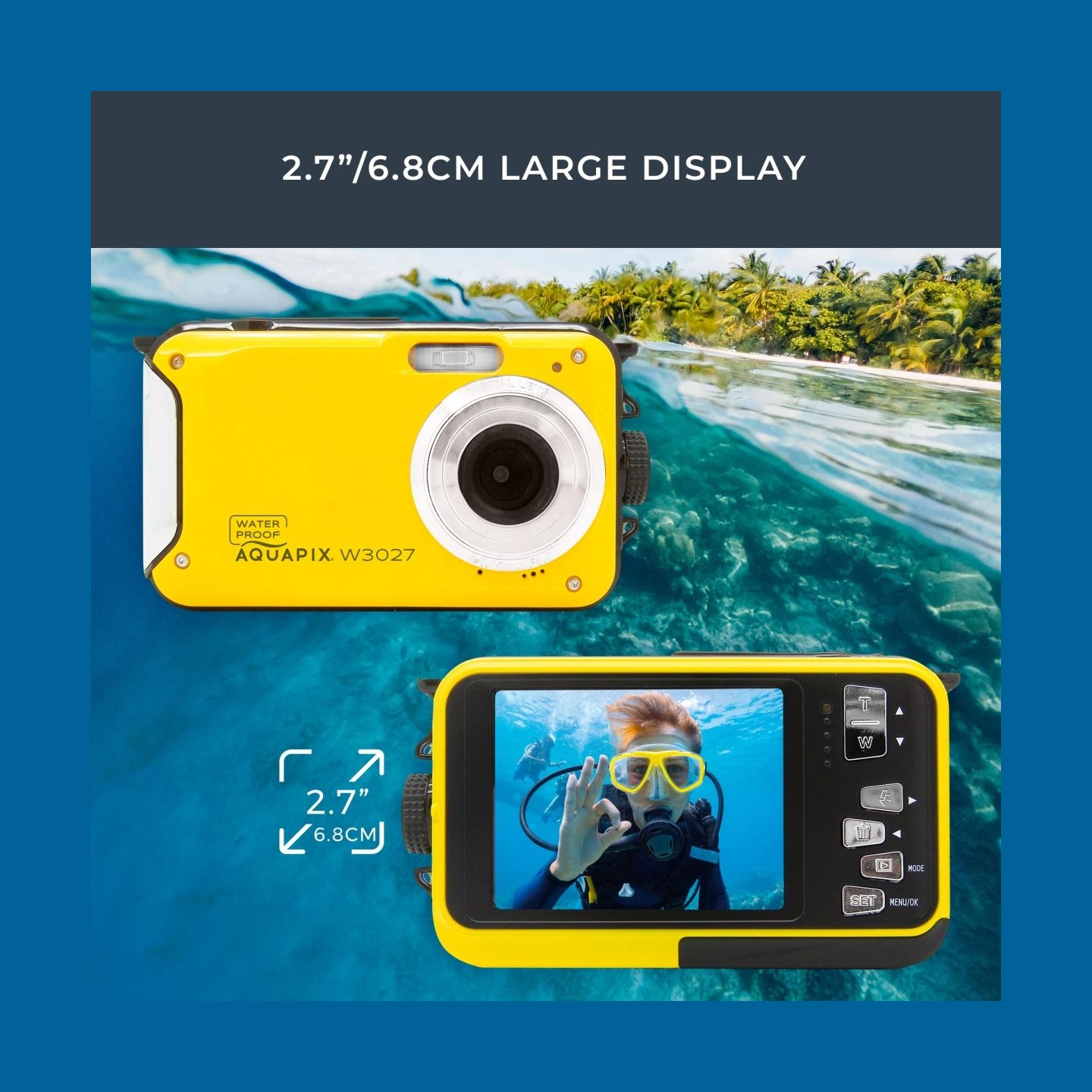Easypix Aquapix W3027 Wave Yellow 10032