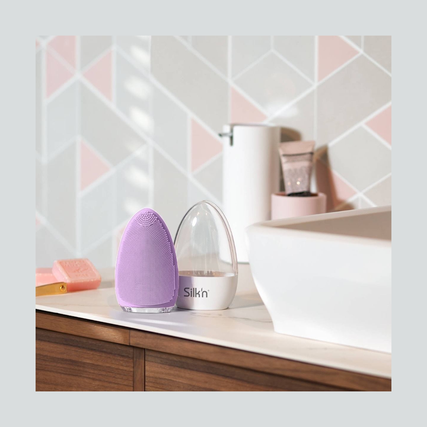 Silkn Bright Silicone Facial Cleansing Brush FB1PE1PU001