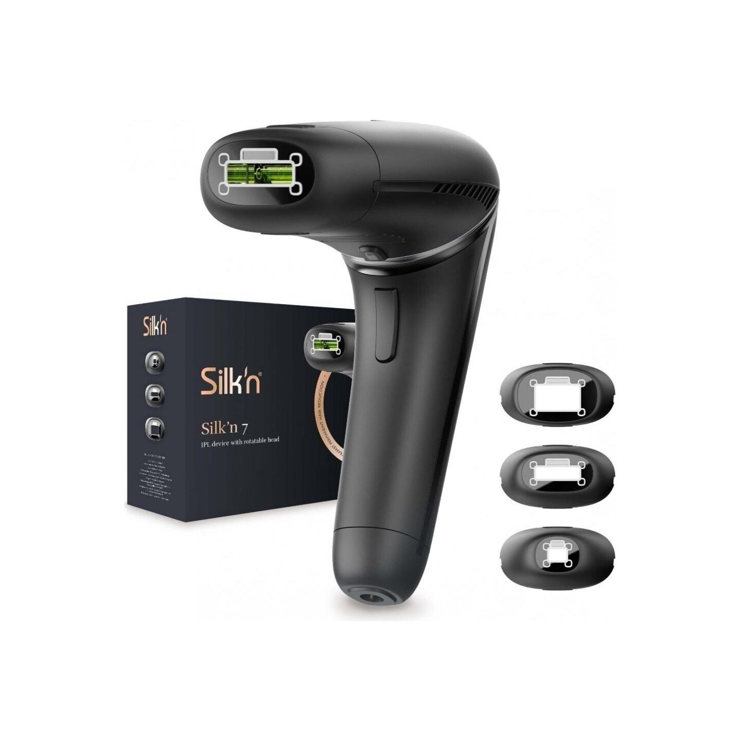 Silkn IPL 7 Series Epilator 600k Black (SEV1PE1001)