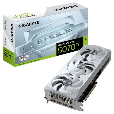 Gigabyte Graphics Card|GIGABYTE|NVIDIA|GeForce RTX 5070 Ti|2542 MHz|16 GB|GDDR7|256 bit|PCI Express x16 5.0|Active|N507TEAGLEOCI