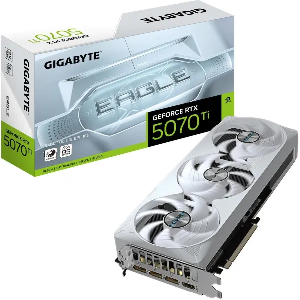 Gigabyte Graphics Card|GIGABYTE|NVIDIA|GeForce RTX 5070 Ti|2542 MHz|16 GB|GDDR7|256 bit|PCI Express x16 5.0|Active|N507TEAGLEOCI