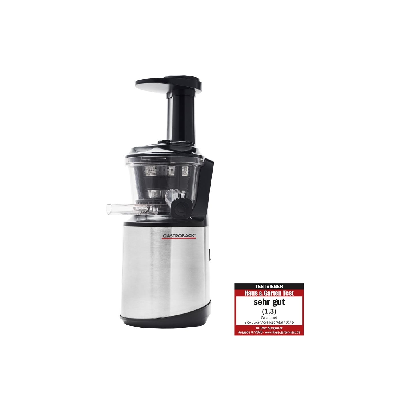 Gastroback 40145 Slow Juicer Advanced Vital