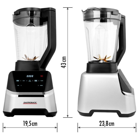 Gastroback 40987 Design Multi-Power Blender Mix & Soup 2000 W