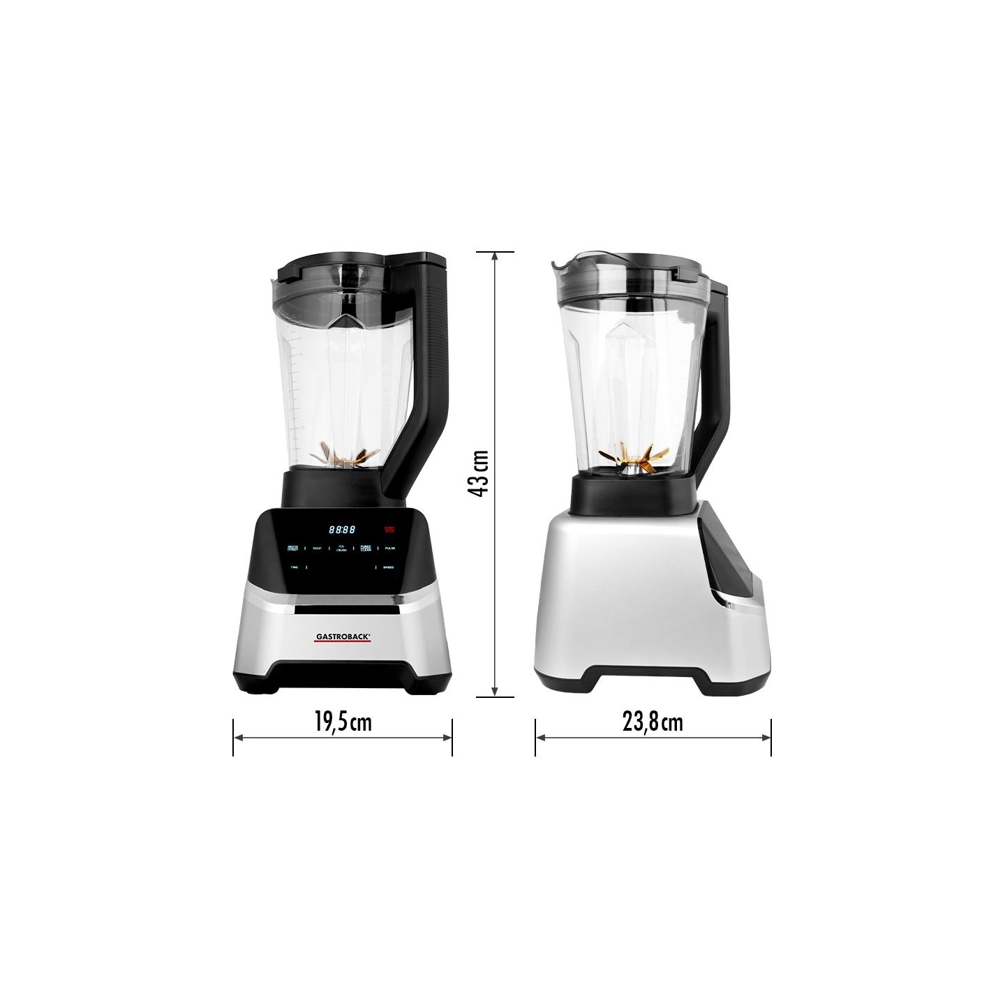 Gastroback 40987 Design Multi-Power Blender Mix & Soup 2000 W
