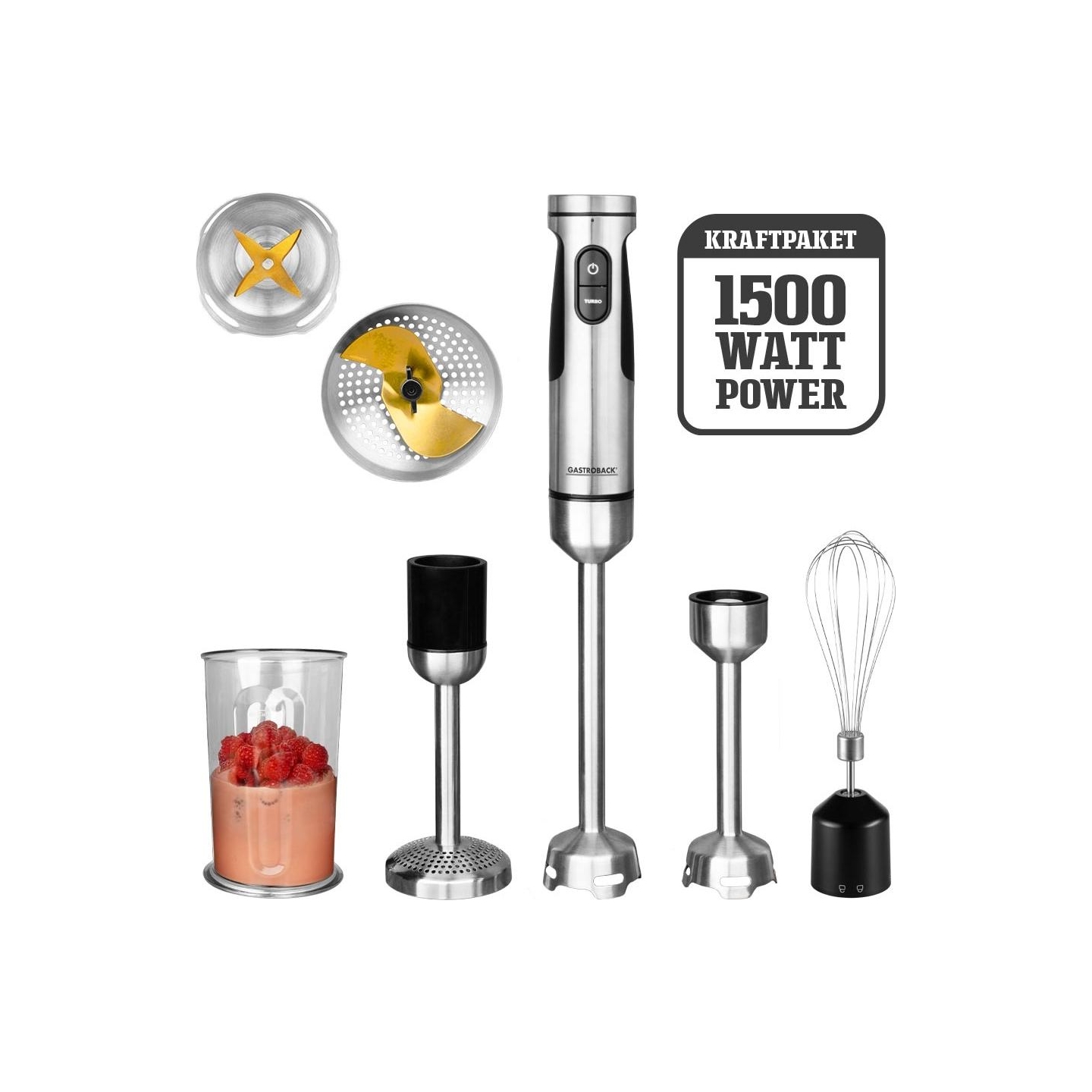 Gastroback 40973 Powermix Hand Blender Professional 1500W