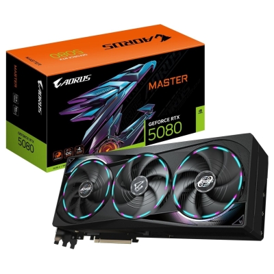 Gigabyte Graphics Card|GIGABYTE|NVIDIA GeForce RTX 5080|16 GB|GDDR7|256 bit|PCIE 5.0 16x|GPU 2617 MHz|Dual Slot Fansink|1xHDMI|3