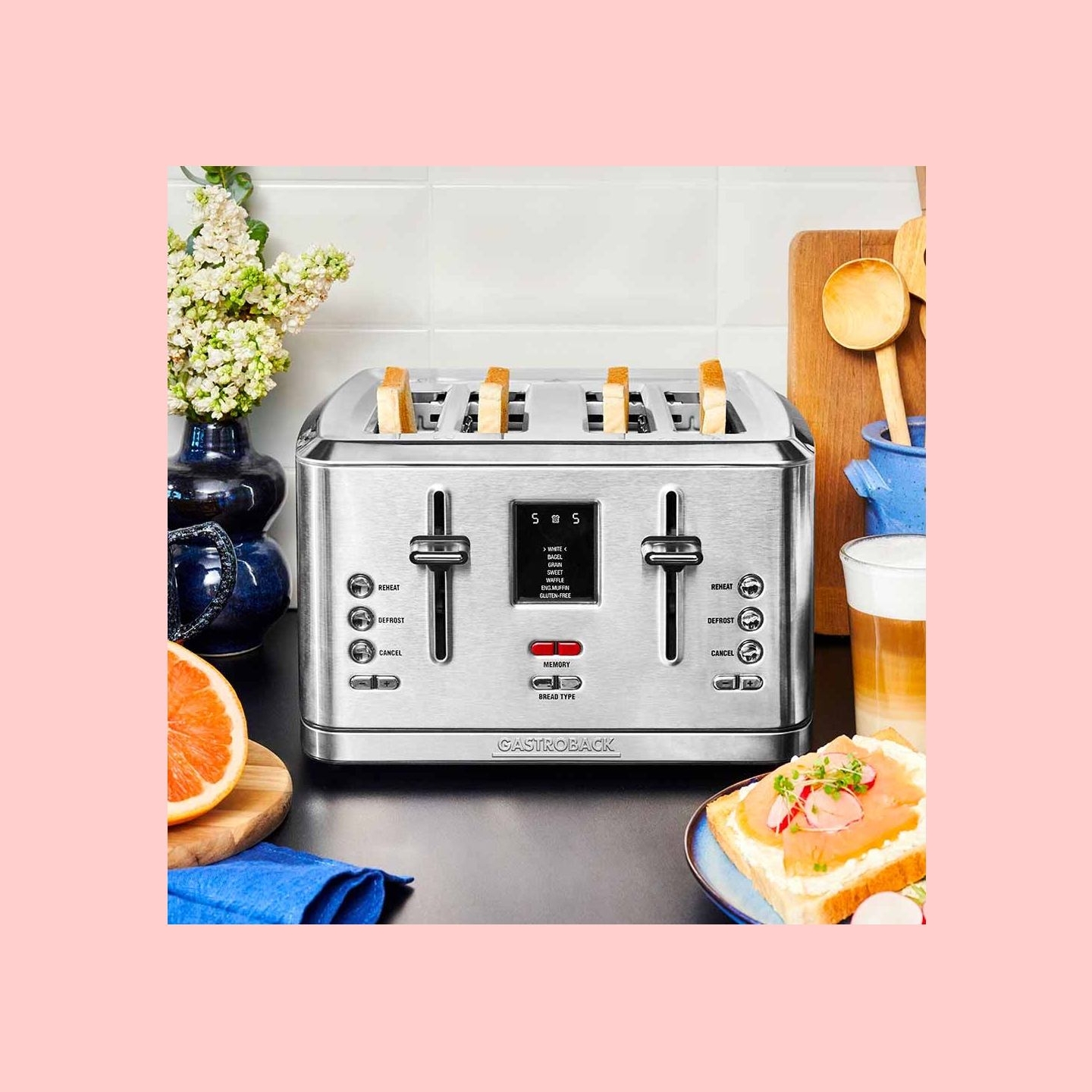 Gastroback 42396 Design Toaster Digital 4S
