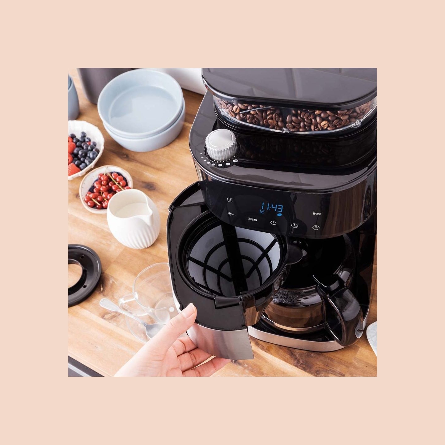 Gastroback 42711 Coffee Machine Grind & Brew Pro