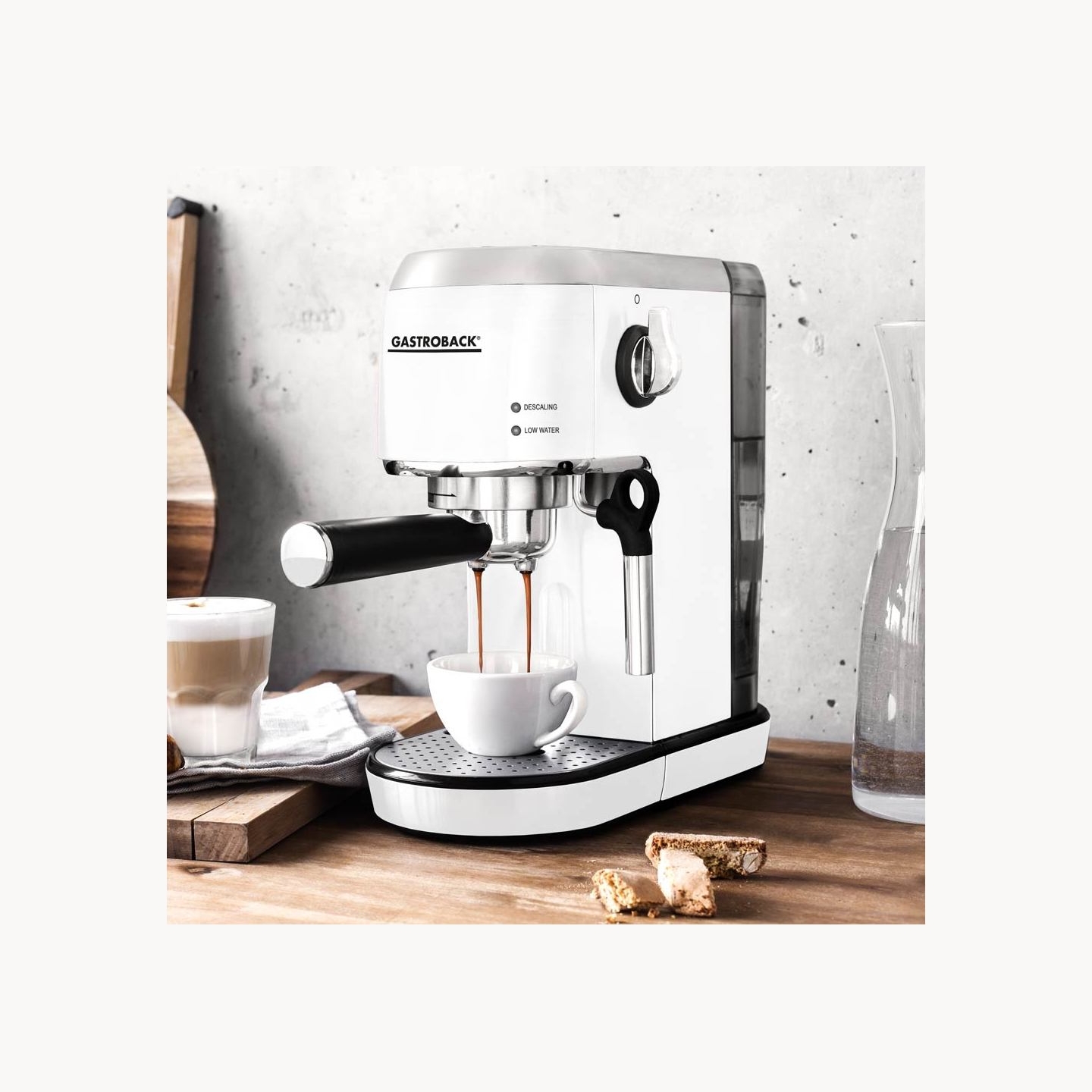 Gastroback 42717 Design Espresso Piccolo white
