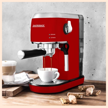 Gastroback 42719 Design Espresso Piccolo red