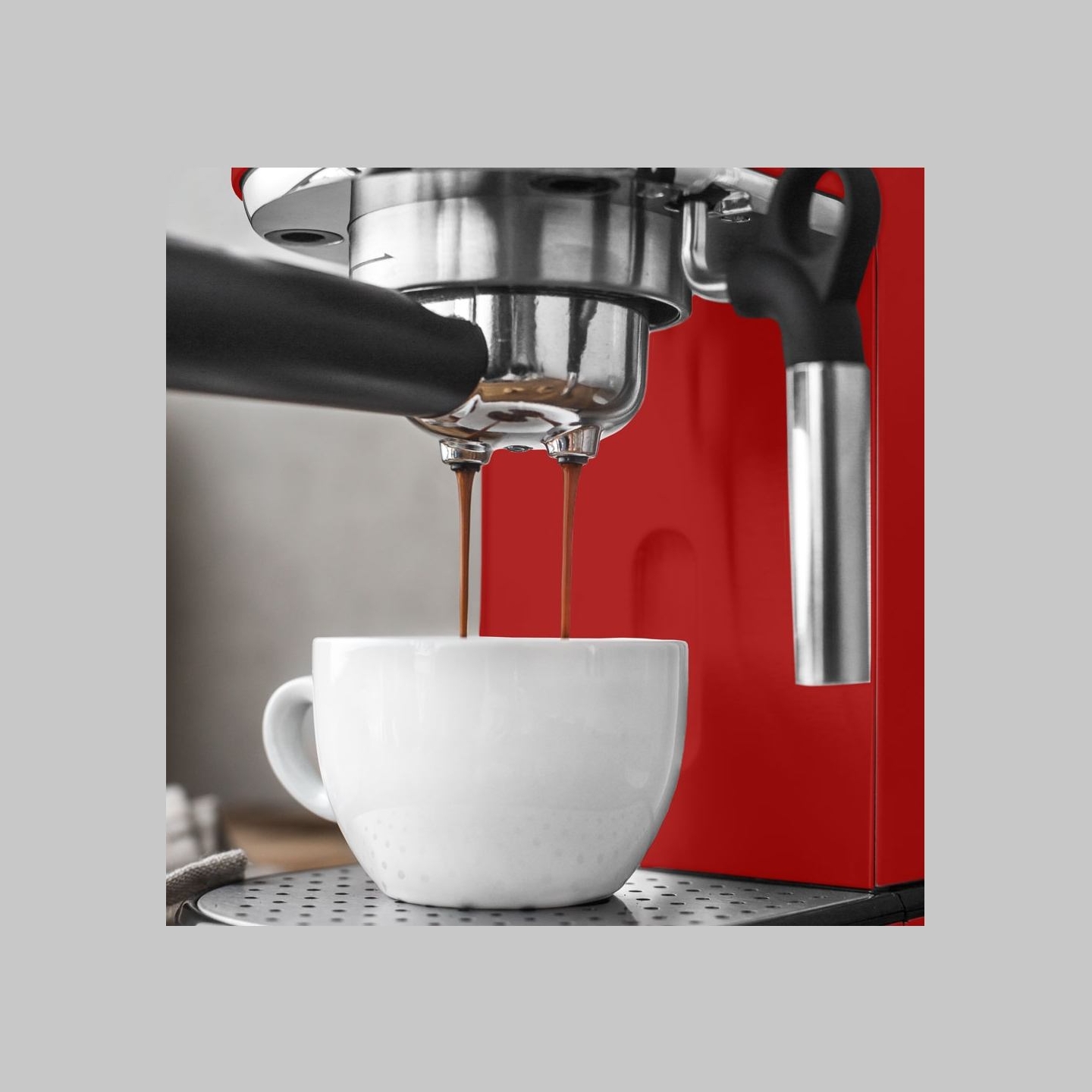 Gastroback 42719 Design Espresso Piccolo red