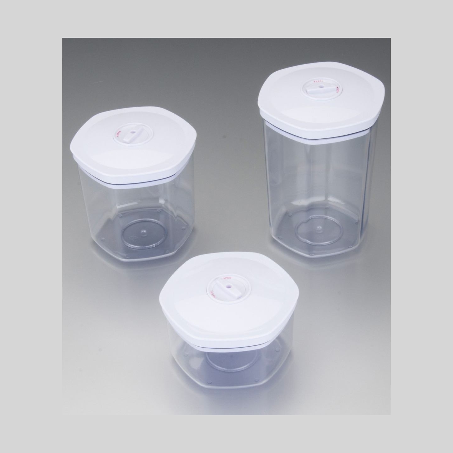Gastroback 46110 Vacuum Canister 3pcs Round