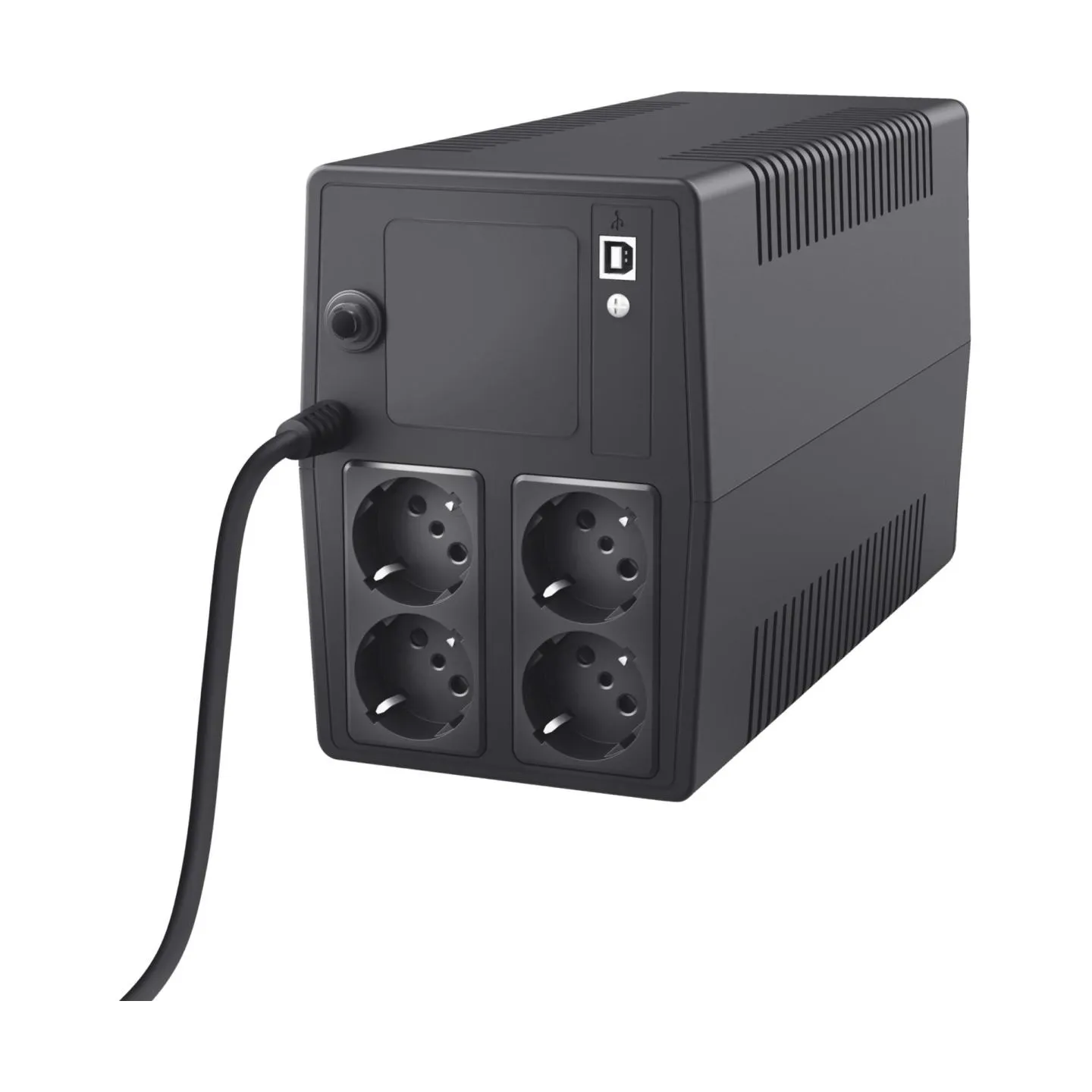 Trust UPS|TRUST|600 Watts|1000 VA|Wave form type Simulated sinewave|23504