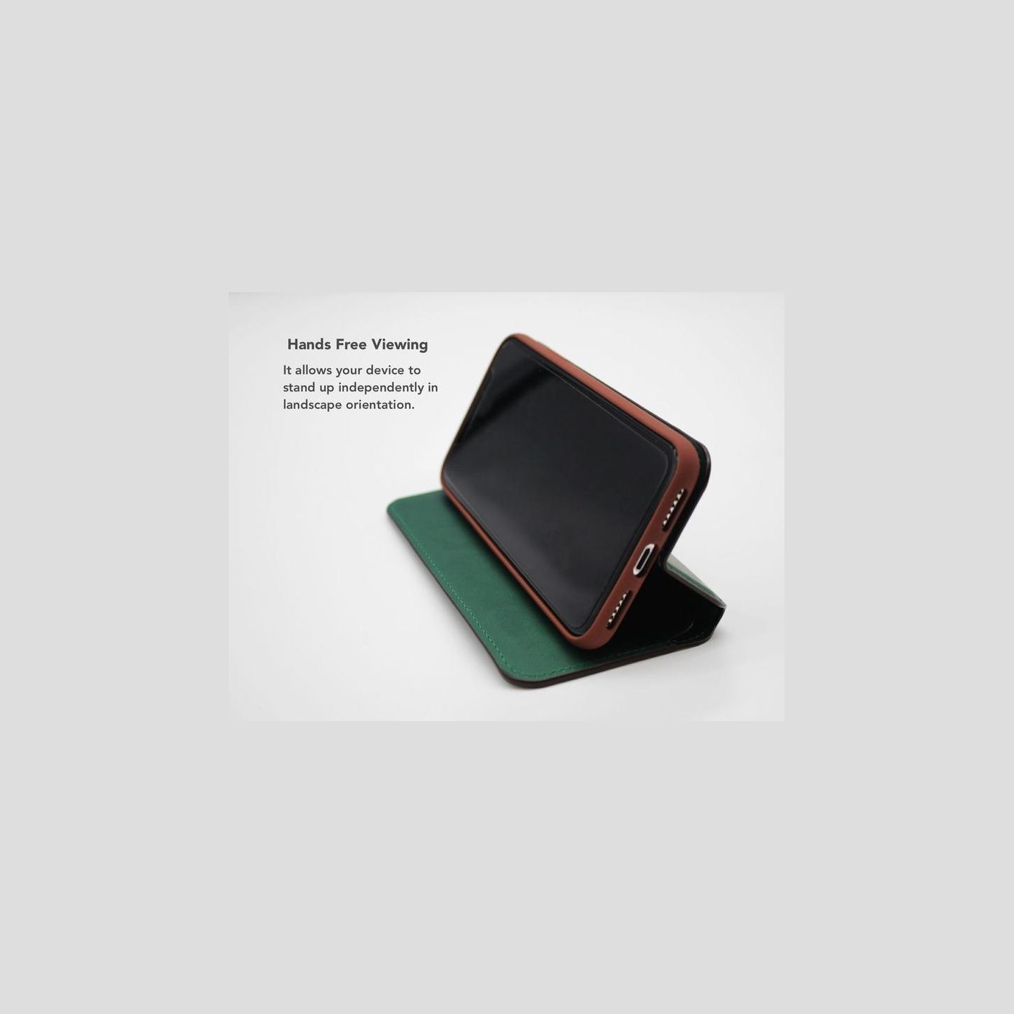 Vixfox Smart Folio Case for Iphone XSMAX forest green
