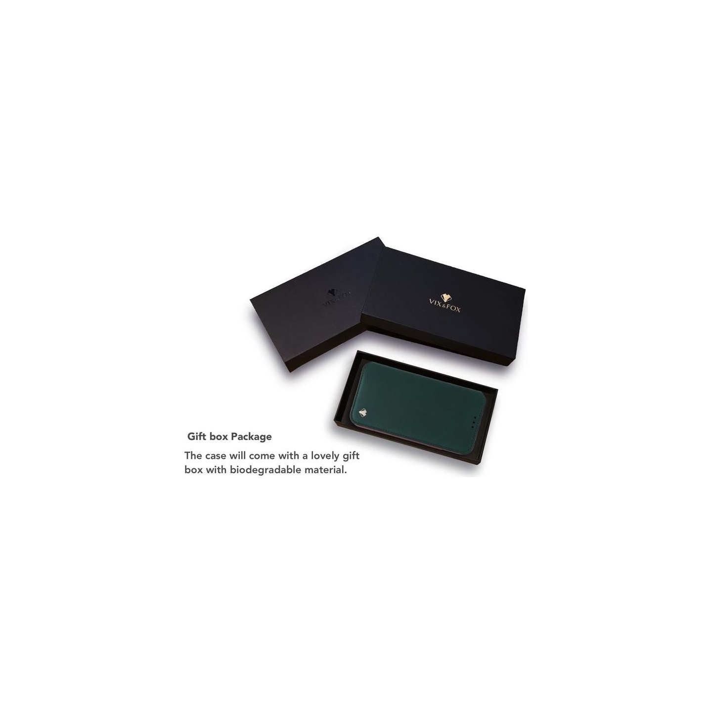 Vixfox Smart Folio Case for Iphone XSMAX forest green