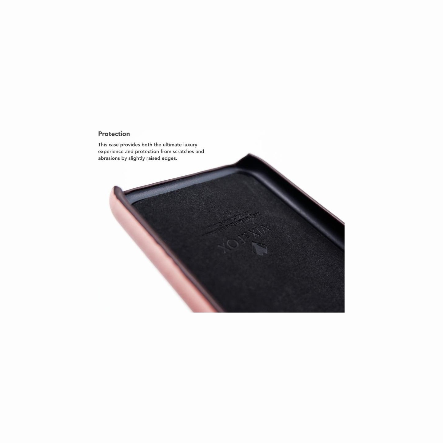 Vixfox Card Slot Back Shell for Iphone X/XS pink