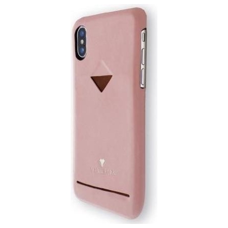 Vixfox Card Slot Back Shell for Iphone XSMAX pink