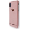 Vixfox Card Slot Back Shell for Iphone XSMAX pink