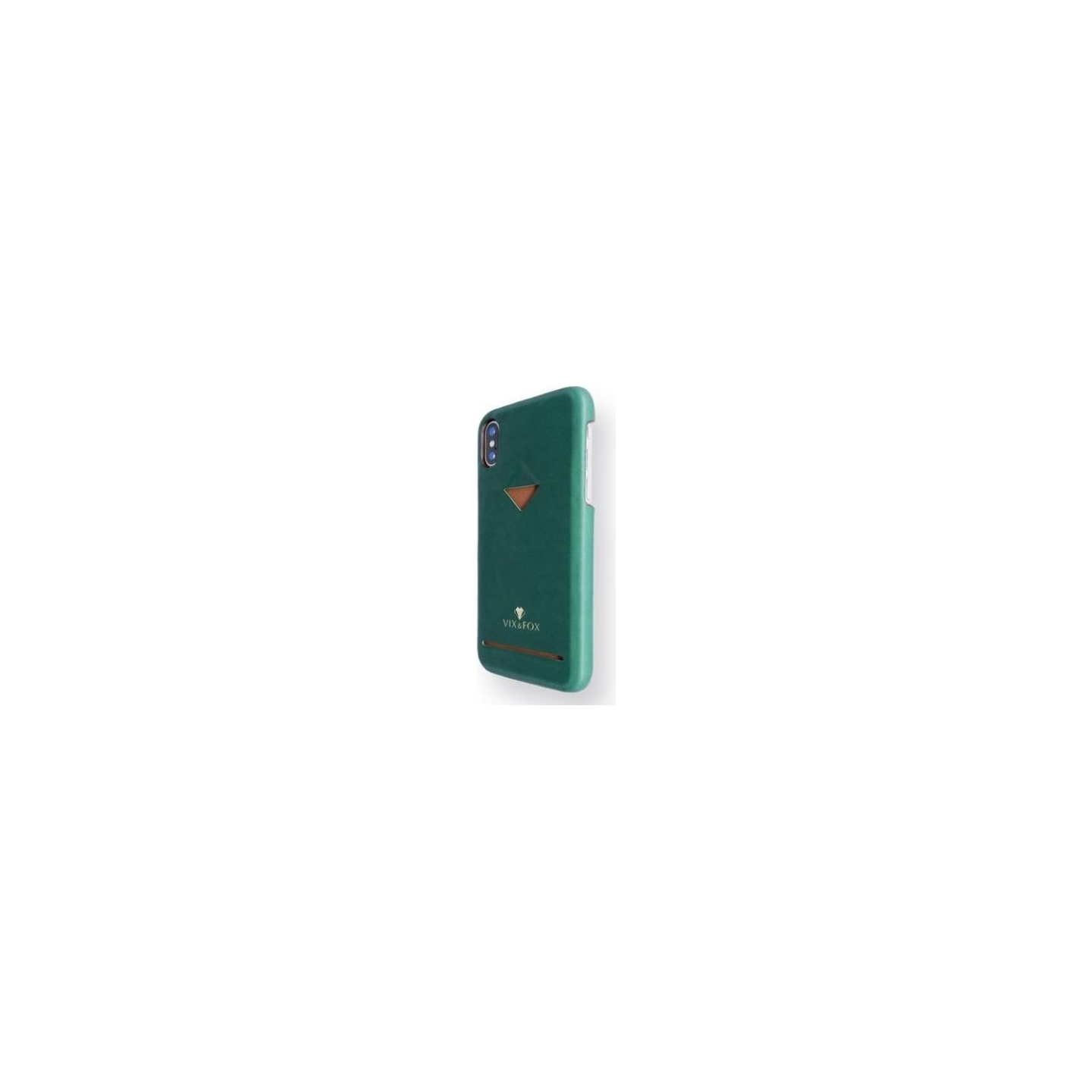Vixfox Card Slot Back Shell for Iphone XSMAX forest green